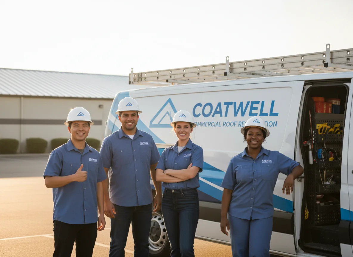 Commercial roof coating company in Glenham, SD
